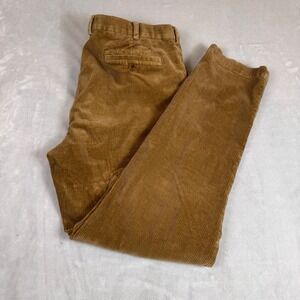 Brooks Brothers Milano Corduroy Pants Mens 40 Tan Trousers Casual